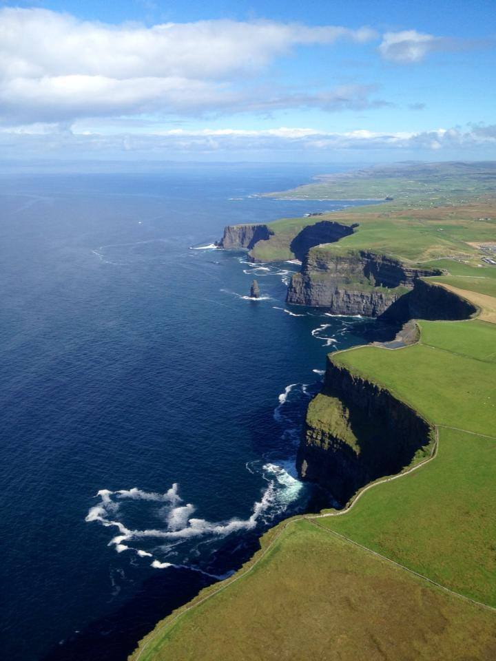 Cliffs of Moher from the air