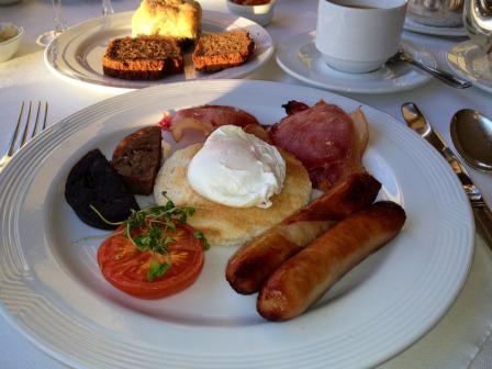 Choose from a 'full Irish' or continental style breakfast....