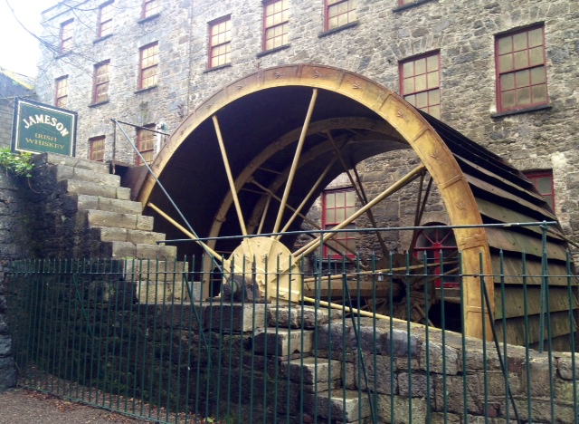 The Old Mill Wheel at Jameson's Middleton Distillery still churning away in County Cork.