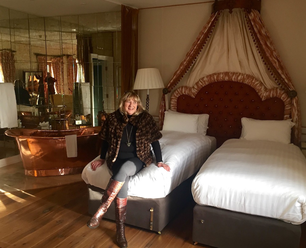 Susan Byron in Room 151, The Lodge at Ashford Castle