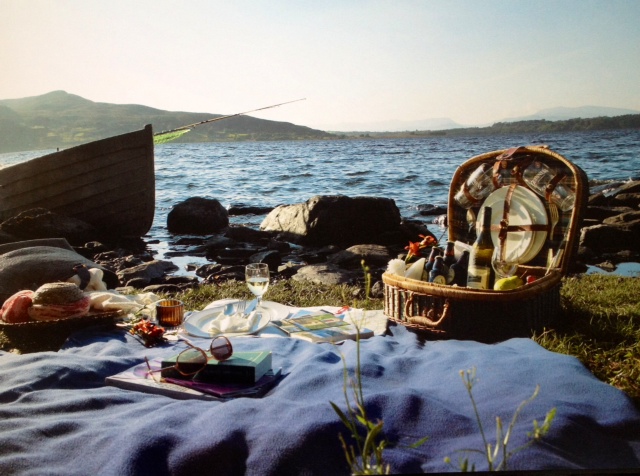 Lakeshore picnic, Ard-na-Sidhe, County Kerry