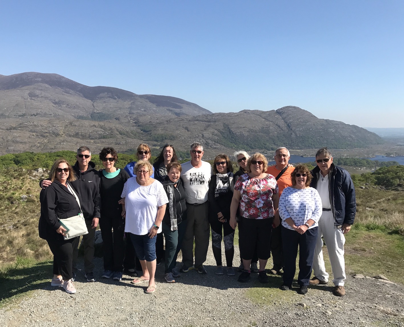 2018 May Tour Group - Ladies View, Killarney, County Kerry
