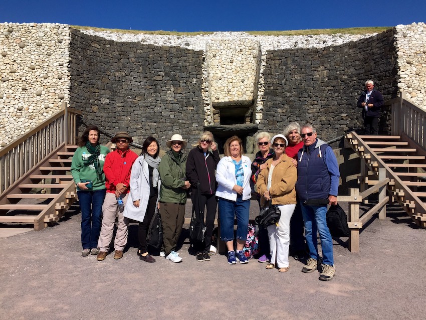 2017 May Tour Group Photo Newgrange