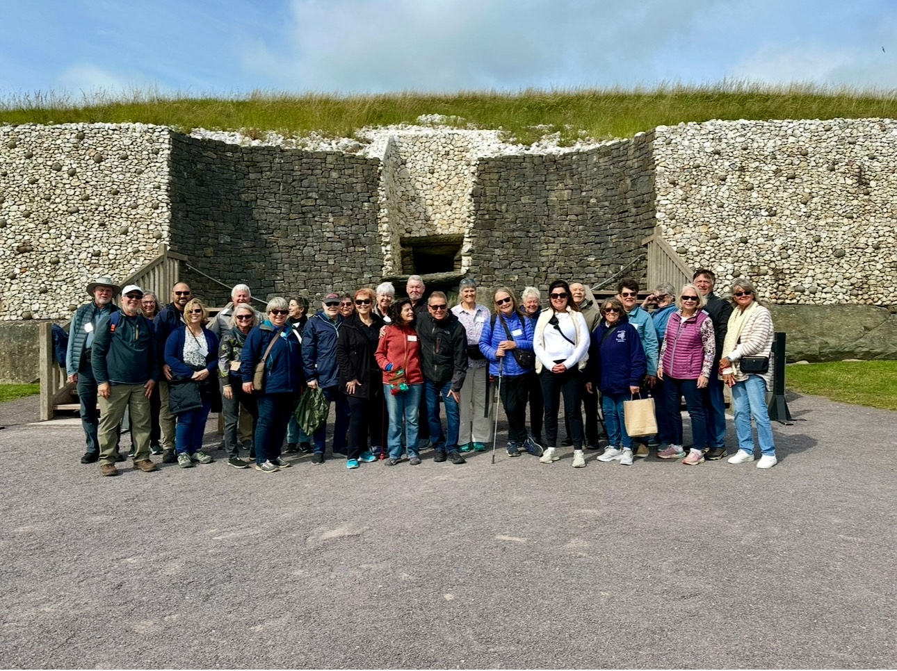 September 2024 TourGroup at Newgrange in County Meath