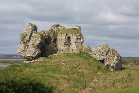 Ruined castle at Clonmacnoise