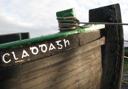 Famous Claddagh boat used in the Guinness Christmas advert