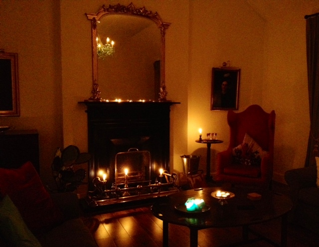 Clare Island Lighthouse by candlelight