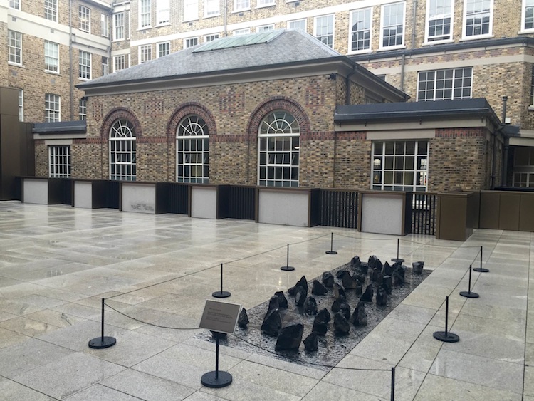 GPO new courtyard space with alternative view of the Spire