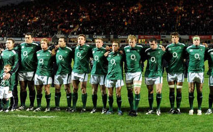 Irish Rugby Team Croke Park