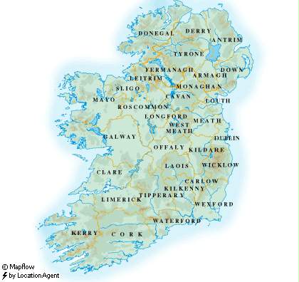 Ireland Map