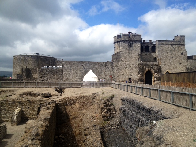 Kings John's Castle, banqueting hall, Limerick