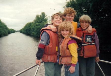 Stephen, Ross, Daniel and Audrey Byron