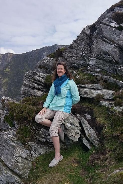 Sara Lynn above at Sliabh Liag in Donegal