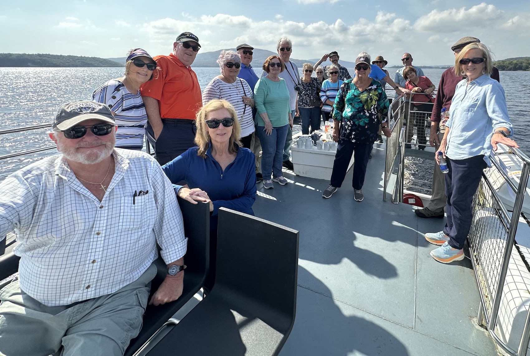 2023 September Tour Group on the Lake Isle of Inishfree