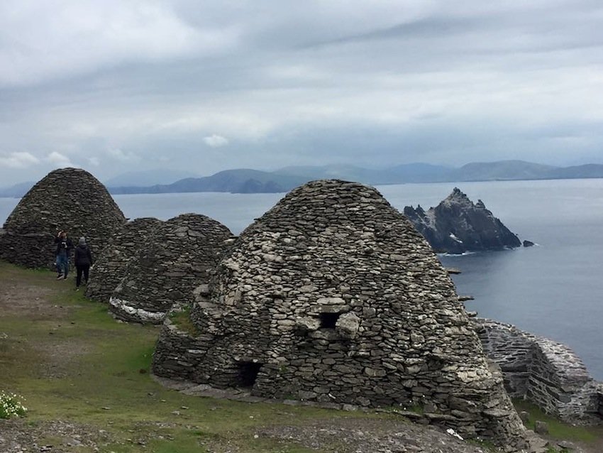 Monastery and beehive huts, Skellig Michael, County Kerry.