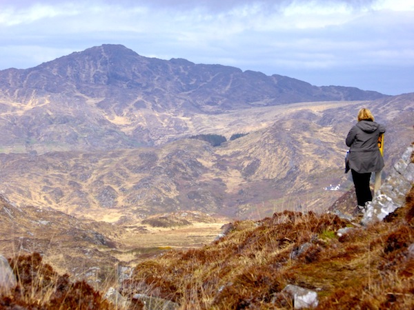 Imagine, I do this for a living, Susan Byron walking the Sheep's Head Way in West Cork