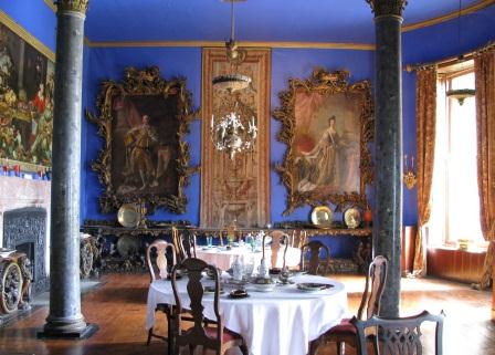 The Diningroom at Bantry House in West Cork, Ireland