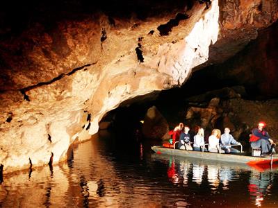 Marble Arch Caves, County Fermanagh underground boat trip