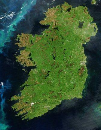 Ireland by satellite on a clear day!