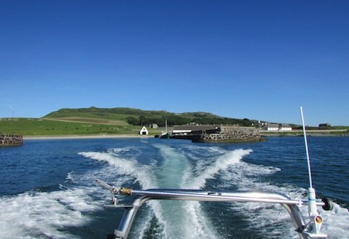 Leaving Lambay Island